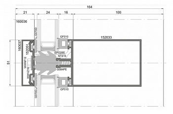 Procural PF 152 HI - dvojsklo